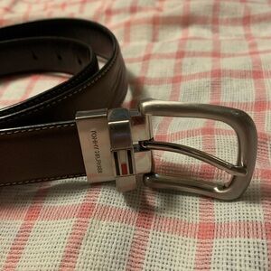 Tommy Hilfiger Men's Brown Leather Belt M 34-36